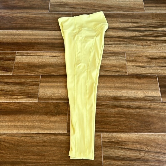 Z By Zella Ribbed Daily Pocket Leggings in Yellow, XS - Picture 7 of 12